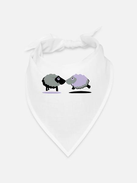 sheep - Bandana - blanc - Devant
