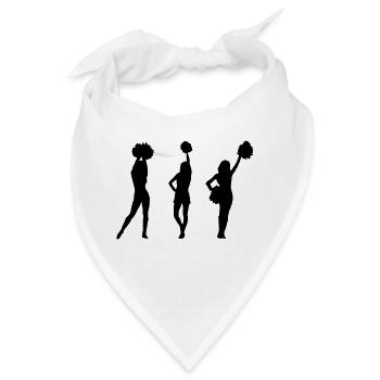 Cheerleader - Bandana - Weiß - Vorne
