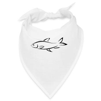 fish319 - Bandana - Weiß - Vorne