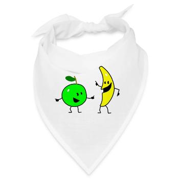 fruit salad three - Bandana - Weiß - Vorne