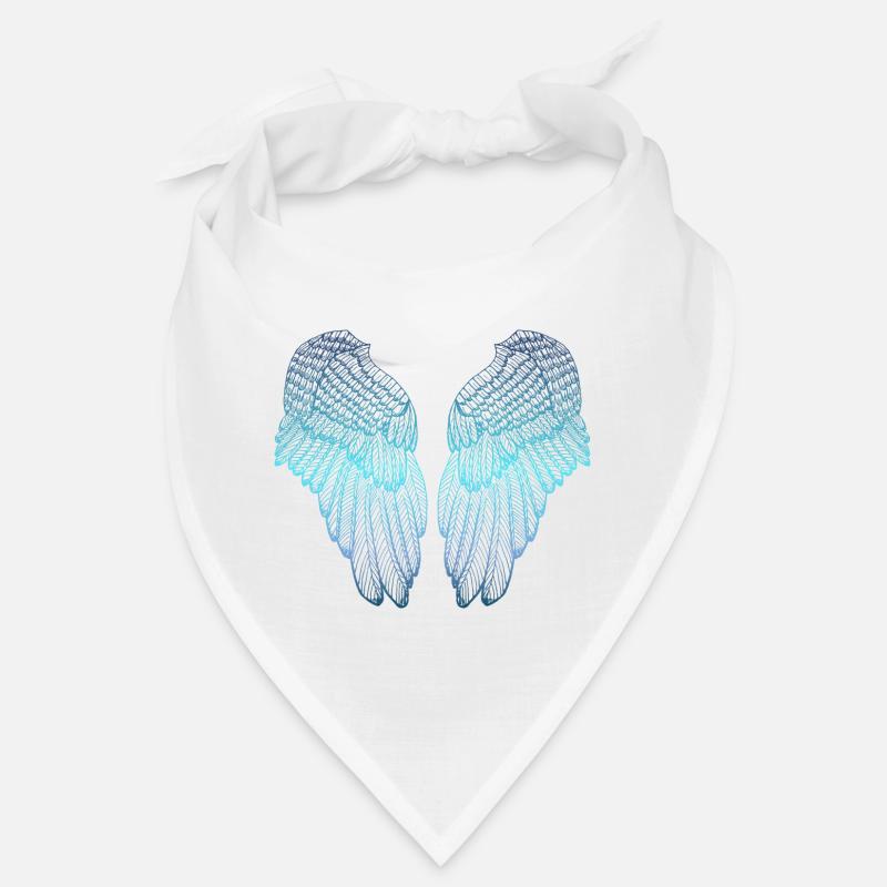 Ailes d'ange aux tons bleues Bandana