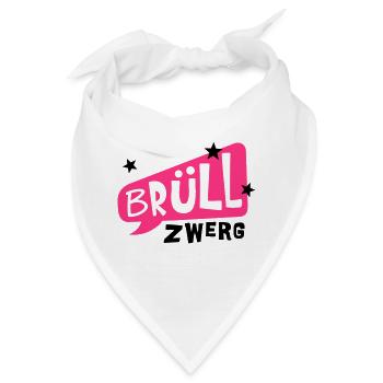 Brüllzwerg - Bandana - Weiß - Vorne