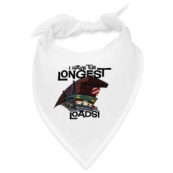 0705 hintere Anhänger - Bandana - Weiß - Vorne