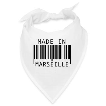 Made in Marseille - Bandana - Weiß - Vorne
