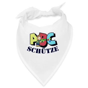 ABC Schütze - Bandana - Weiß - Vorne