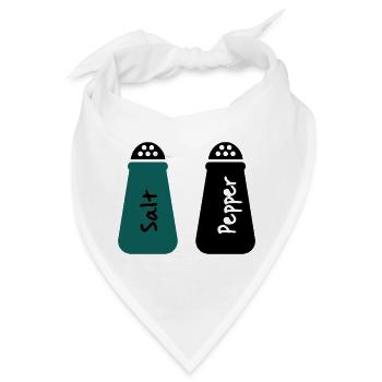 salz und pfeffer - Bandana - Weiß - Vorne