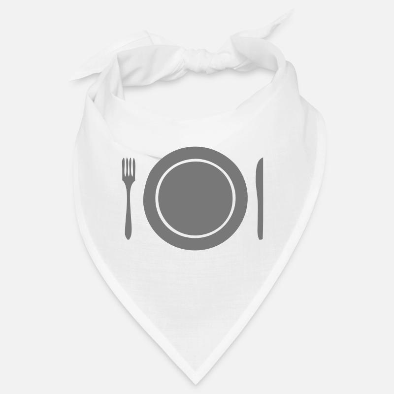 plate fork knife plate fork k Bandana