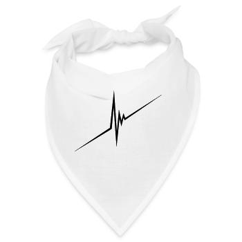 pulse - Bandana - Weiß - Vorne