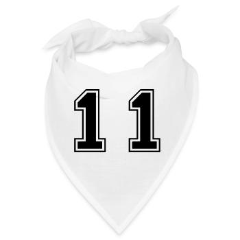 11 - Bandana - Weiß - Vorne