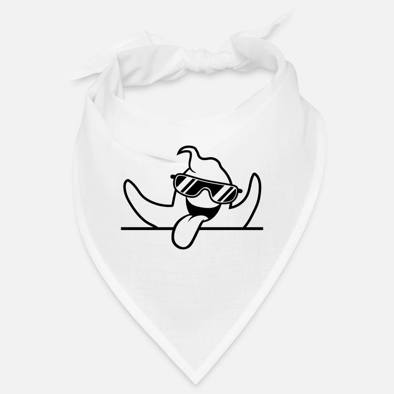 text write space field cool sunglasses grim Bandana