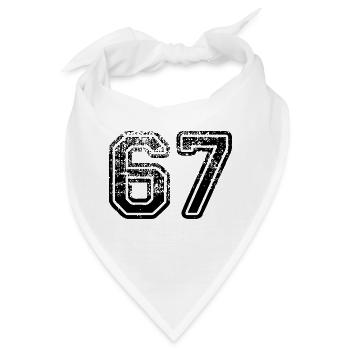 67 - Bandana - Weiß - Vorne