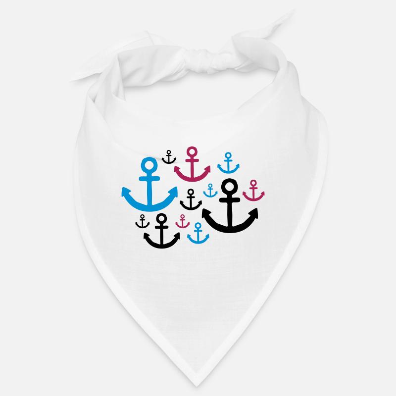 pattern anchor many tattoo boat ship swim me Bandana