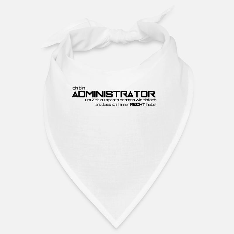 ADMINISTRATOR - Bandana - Weiß