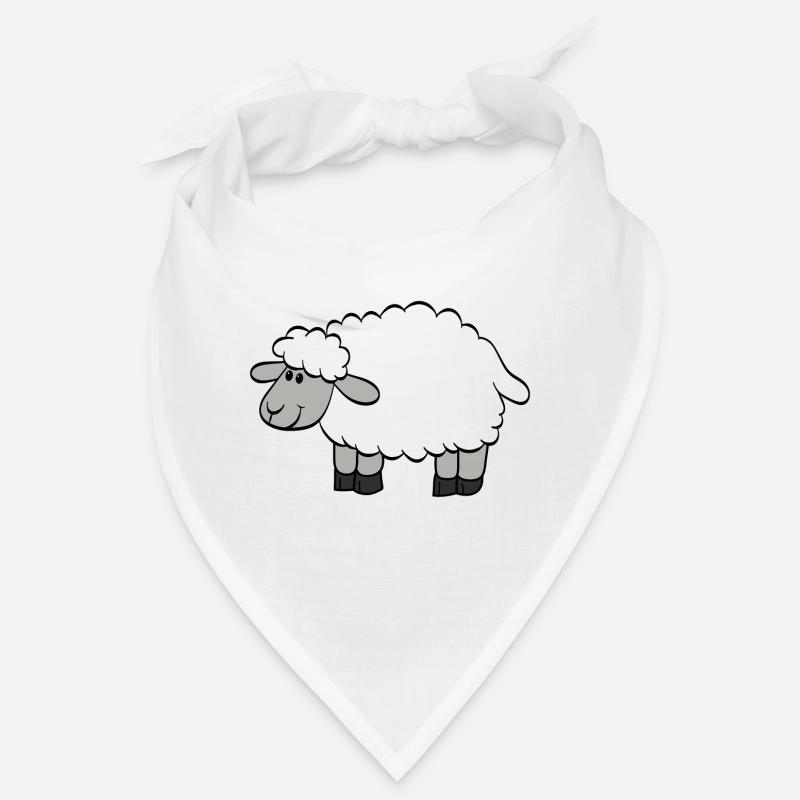 mouton - Bandana - blanc