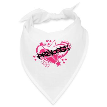 princess - Bandana - Weiß - Vorne
