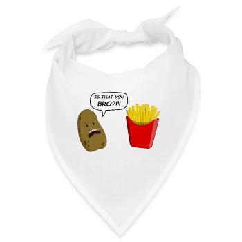 potato - Bandana - Weiß - Vorne