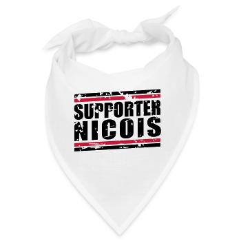 Weinlese-Bär Nicois - Bandana - Weiß - Vorne