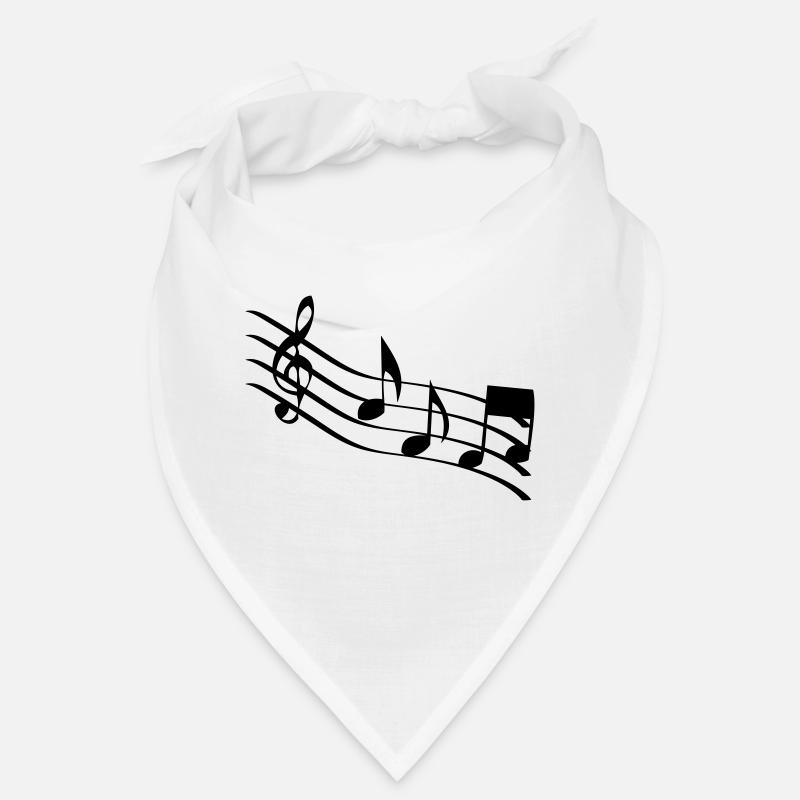 music notes Bandana