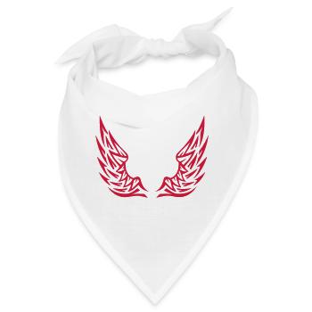 Flügel fliegen Flügel gehen 10072 - Bandana - Weiß - Vorne