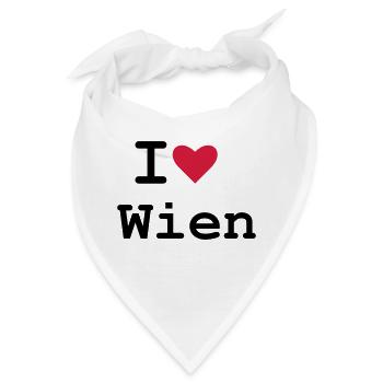 Wien - Bandana - Weiß - Vorne