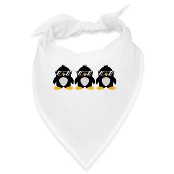 Penguin Team - Bandana - Weiß - Vorne