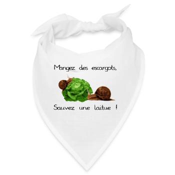 Snails - Bandana - Weiß - Vorne