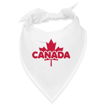 CANADA Maple Leaf - Bandana - Weiß - Vorne