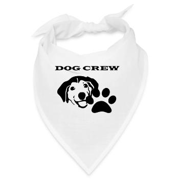 Hunde Team - Bandana - Weiß - Vorne
