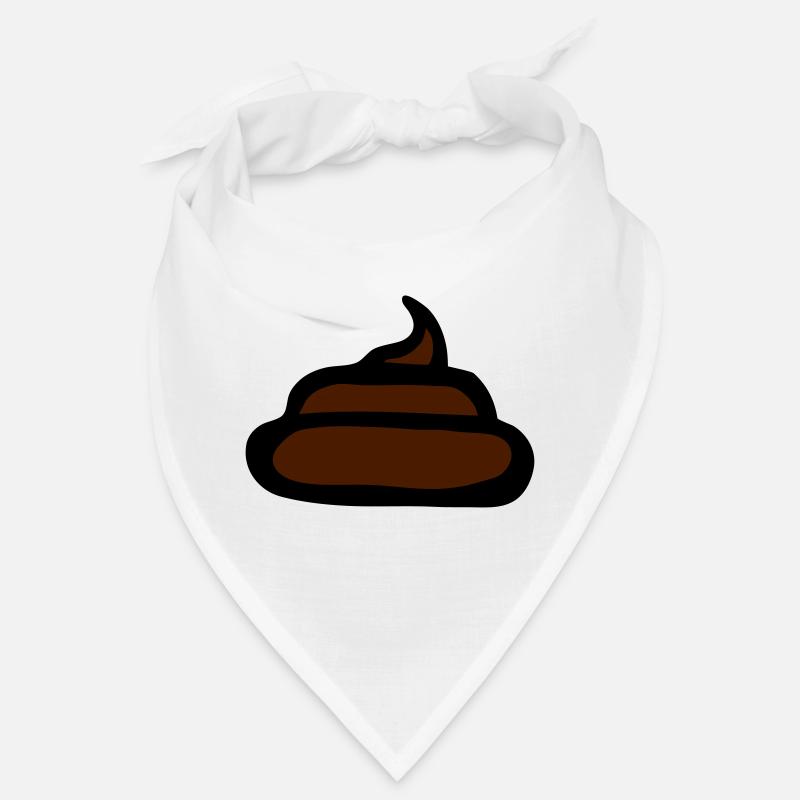 Scheiße poo poop shit crap fun design Bandana