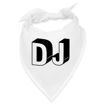 DJ - Bandana - Weiß - Vorne