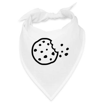 Keks - Bandana - Weiß - Vorne