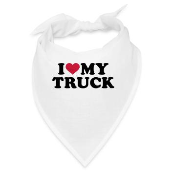 LKW - Bandana - Weiß - Vorne