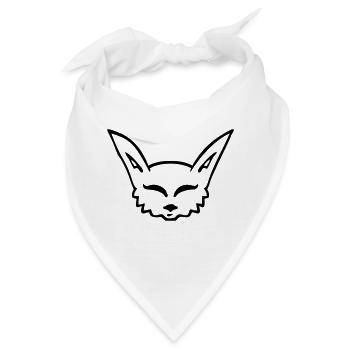 Fuchs - Bandana - Weiß - Vorne