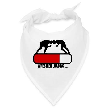 Wrestler Wrestling - Loading zum - Bandana - Weiß - Vorne