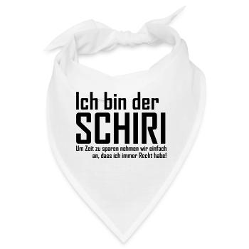 Schiri - Bandana - Weiß - Vorne