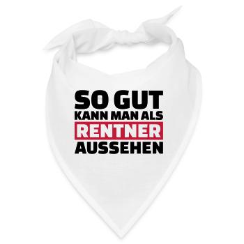 Rentner - Bandana - Weiß - Vorne