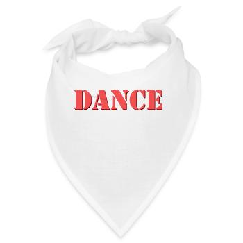 dance - Bandana - Weiß - Vorne