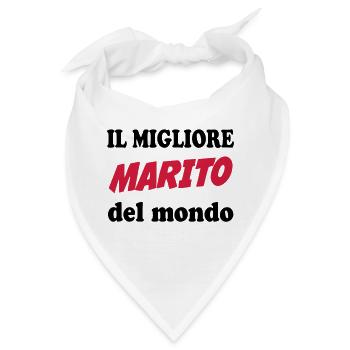 Il migliore marito del mondo 111 - Bandana - Weiß - Vorne