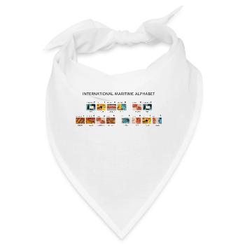 HOL DEINE SCHEISSE AB - Bandana - Weiß - Vorne