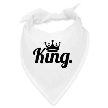 König - Bandana - Weiß - Vorne