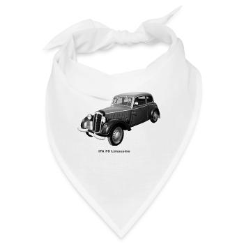 IFA F8 Limo DDR Zwickau - Bandana - Weiß - Vorne
