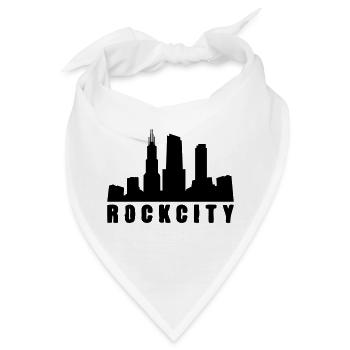 rock city - Bandana - Weiß - Vorne
