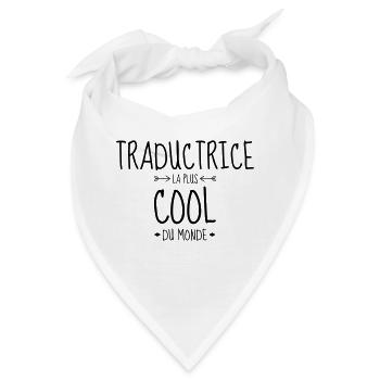 Übersetzer / Übersetzerin / Übersetzung / - Bandana - Weiß - Vorne