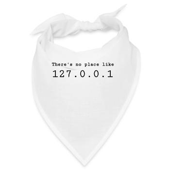 Entwickler / Informatiker / Programmierer / - Bandana - Weiß - Vorne