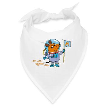Maustronaut - Bandana - Weiß - Vorne