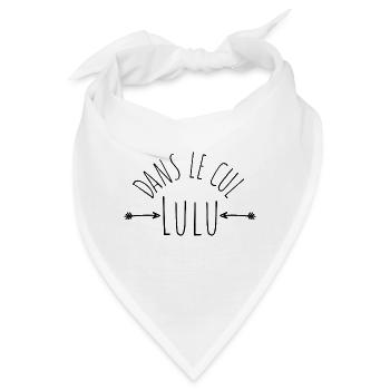 In den Arsch Lulu - Bandana - Weiß - Vorne