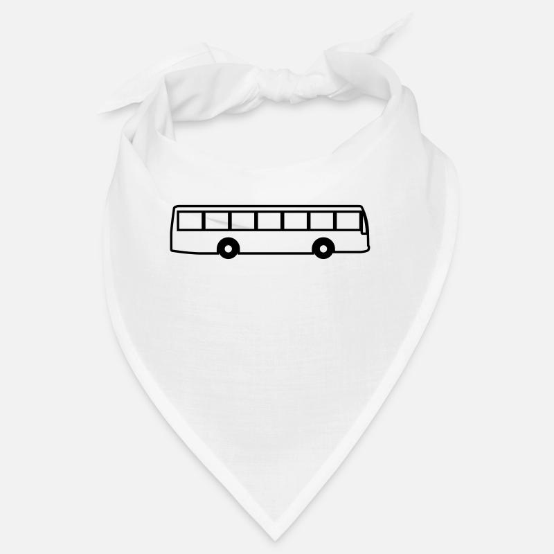 bus - Bandana - Weiß