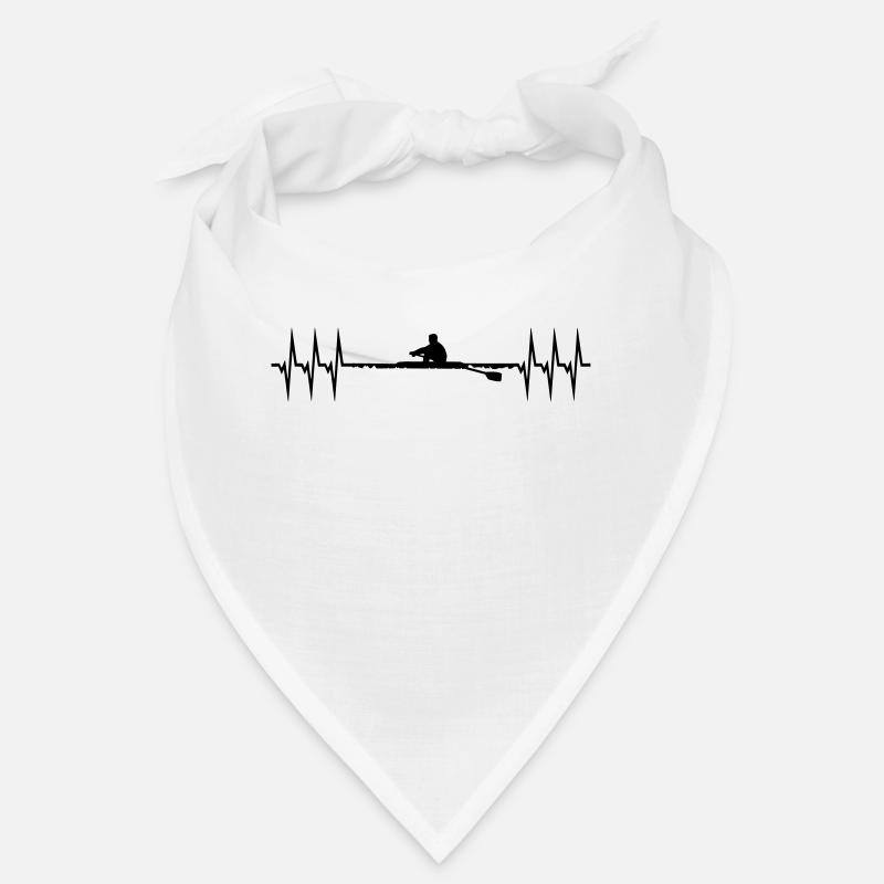 Rowing Heartbeat, single scull Bandana