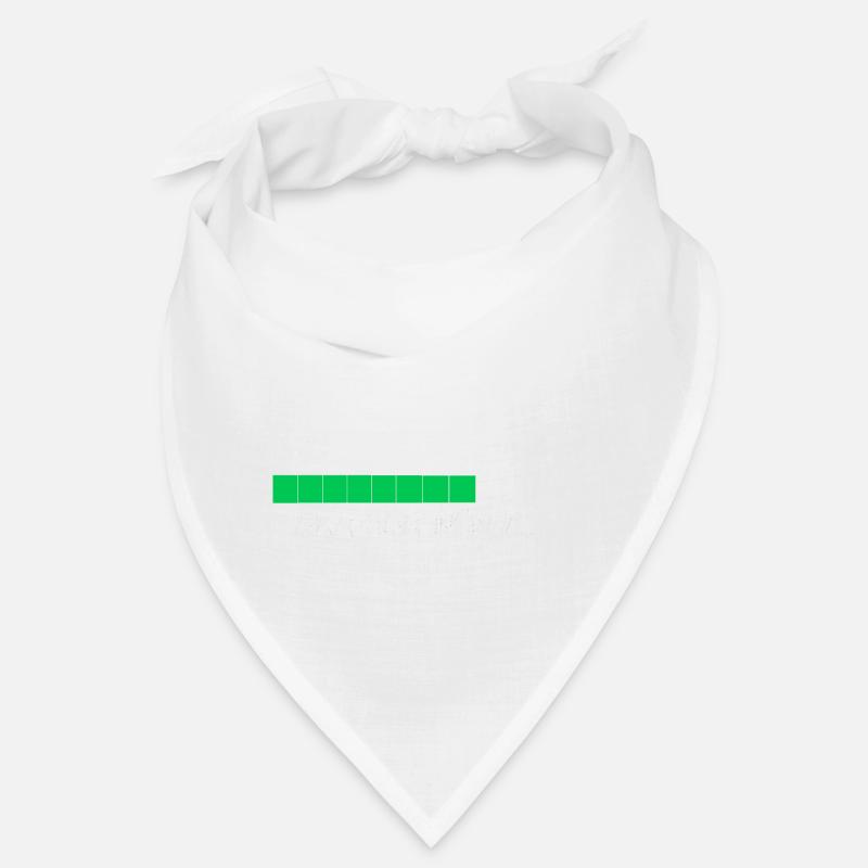 DAD JOKE LOADING - Bandana - blanc