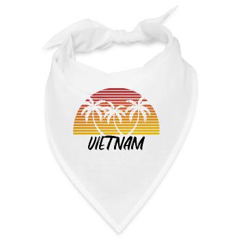 Vietnam - Bandana - Weiß - Vorne